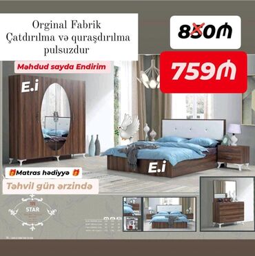 Masa və oturacaq dəstləri: Yataq desti yeni
