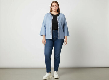 sweter z odkrytymi ramionami zara: Emery Rose, Кардиган жіночий, розмір 5XL