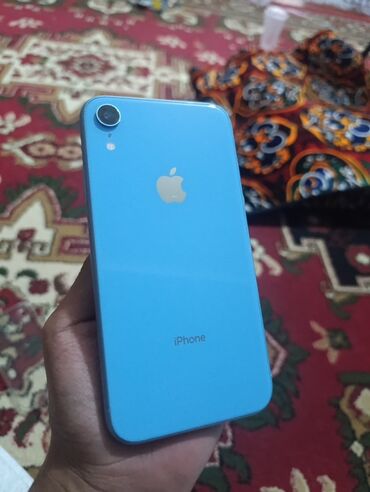 магнитола пионер в бишкеке: IPhone Xr, Колдонулган, 128 ГБ, Көк, Каптама, 90 %