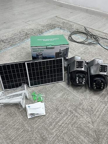 360 camera: Уличная смарт‑камера видеонаблюдения на солнечной панели — 1