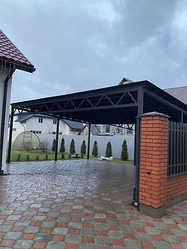 тентовка: Металлические навесы для двора и парковки - Назначение: защита — 1