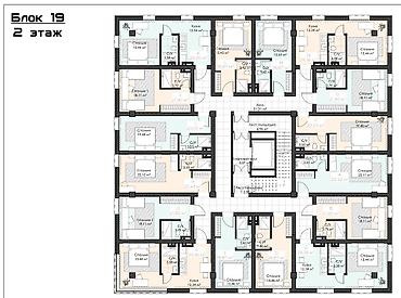 uno city: 1 комната, 21 м², Элитка, 2 этаж, ПСО (под самоотделку) — 3