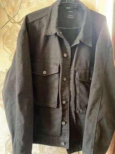 мужская джинсовая куртка: Куртка цвет - Черный