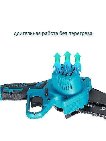 Motopilalar, benzopilalar: №: 17700 Məhsulun adı: Akkumulyatorlu zəncirli mişar DuKu 8 inch 48V — 2