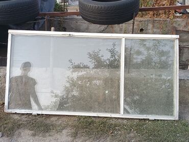 жыгач ешиктер: Даяр жыгач терезеле, Терезе түрү: Стандарттык, 147 * 145, Колдонулган, Орнотуусуз