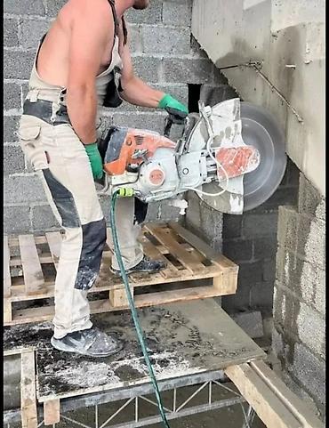 bakida usta isleri: Beton kəsimi və deşmə xidməti - Armaturlu/armatursuz betonun dəqiq — 7