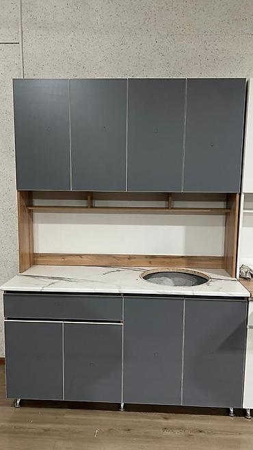 Кухонные гарнитуры: Кухонный гарнитур, Новый, цвет - Белый, Бесплатная доставка — 8