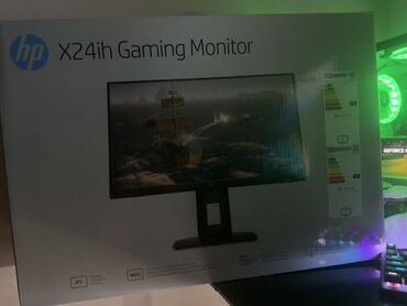 Noutbuk və netbuklar: HP X24ih Gaming Monitor - 23.8 düym IPS panel – geniş baxış bucaqları