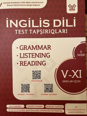 Kitablar və jurnallar: English
