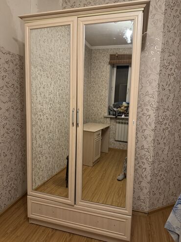 токмок шифонеры: Шкаф для одежды, Б/у, Прямой, ЛДСП