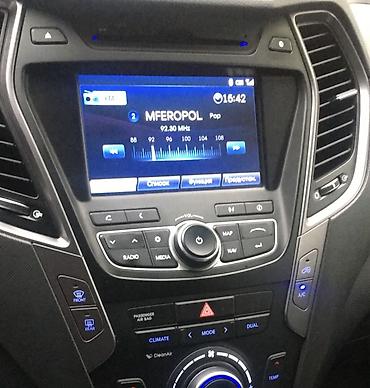 Avtoelektronika: Hyundai Santafe 2013 cü il üstdən çıxma zavod maqnitolası satılır — 1
