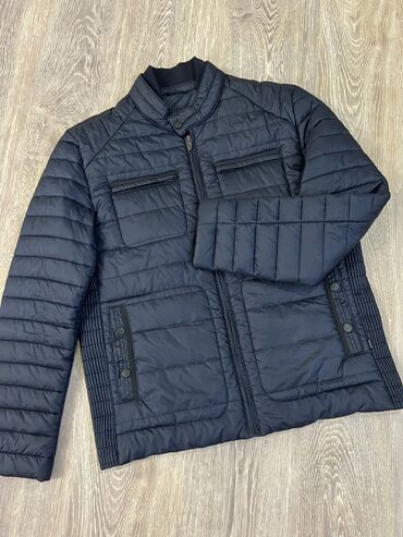 турецкие кожаные куртки: Куртка M (EU 38), цвет - Синий