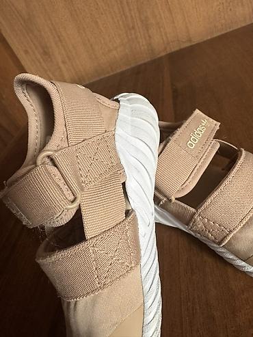 кийии: Детские сандалии adidas Originals - Цвет: бежевый (нюд) с белой — 4