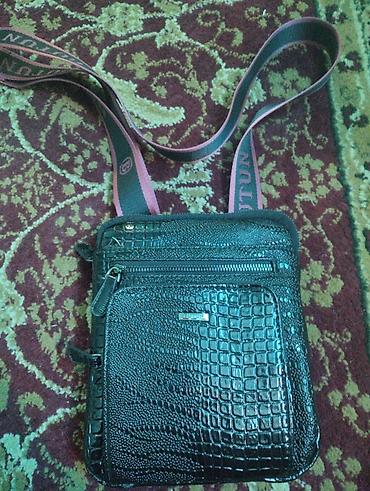мужские барсетки сумки: Барсетка, Butun, Материал: Экокожа, Регулируемый ремень, Б/у — 1