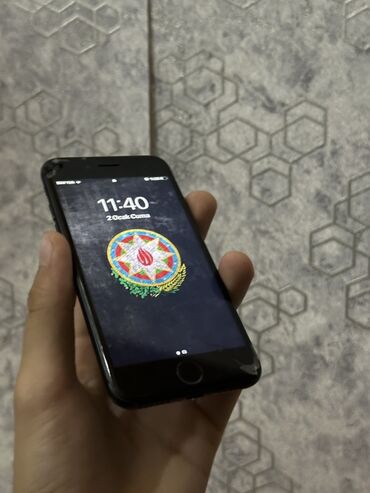 Техника для кухни: IPhone 7, Черный, Битый, Отпечаток пальца