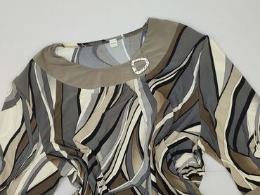 sukienki dla 70 latki: Women's blouse, size 4XL (EU 48)