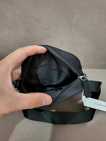 soft shell: Барсетка, Материал: Комбинированный материал, Регулируемый ремень, Застежка на молнии, Оригинал, Новый — 5