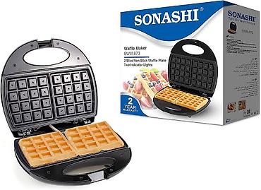 Mətbəx texnikası: №: 2105 Məhsulun adı: Vafli cihazı Sonashi SWM-873 Brend: Sonashi — 5
