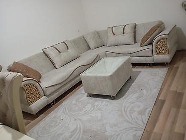 Divanlar: Künc divan, İşlənmiş, Açılan, Bazalı, Parça, Çatdırılma yoxdur — 1