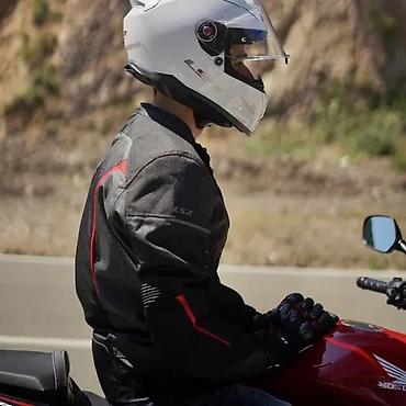 Ostale jakne: LS2 muška moto jakna – tekstilna, crno-crvena - Sportski kroj sa — 8