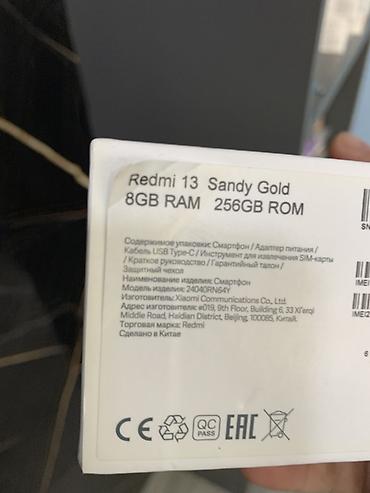 xiaomi 17t pro: Xiaomi 13, 256 GB, rəng - Qızılı, 
 İki sim kartlı — 2