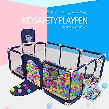 Детский манеж‑игровая зона Kid Safety Playpen - Просторный