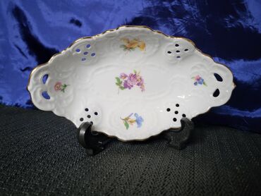 Ostalo posuđe: Korpa nova Lindner porcelan Zapadna Nemacka 70,80te. Korpica nova,sve — 3