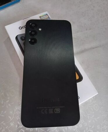 samsung б у: Samsung Galaxy A14, 64 ГБ, цвет - Черный, Отпечаток пальца, Две SIM карты, Face ID