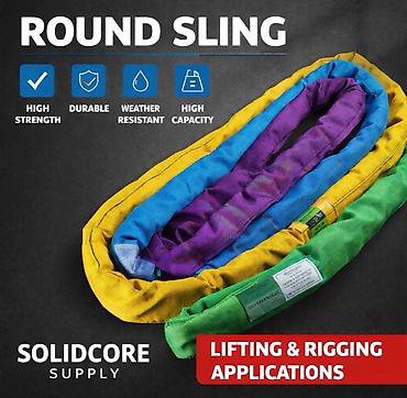 Məhsul: Round Sling – qaldırma və rigging tətbiqləri üçün