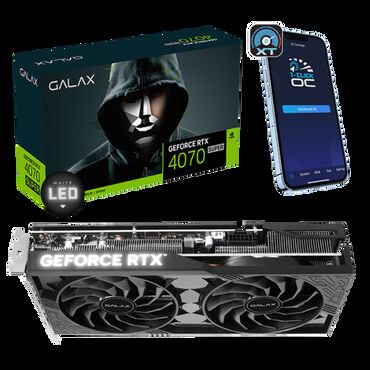 видеокарта 4070 super: Видео карта, Колдонулган, Galax, GeForce RTX, 12 ГБ, ПК үчүн