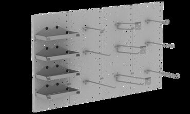 Стеллажи: Панель перфорированная, настенная, для магазина и склада — 10