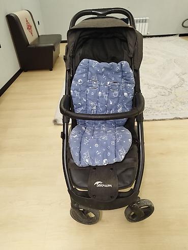 Коляски: Коляска, цвет - Черный, Б/у — 1