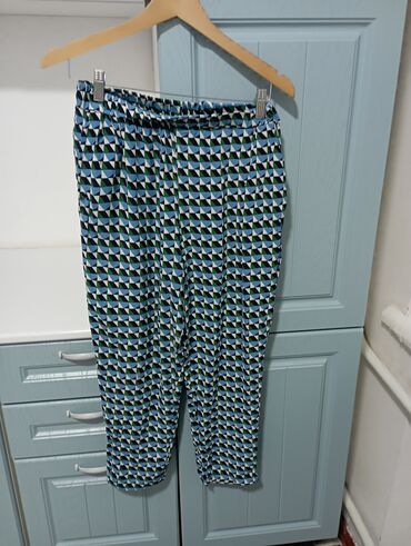 брюки с накладными карманами мужские: Повседневные брюки, Средняя талия, Лето, XL (EU 42)