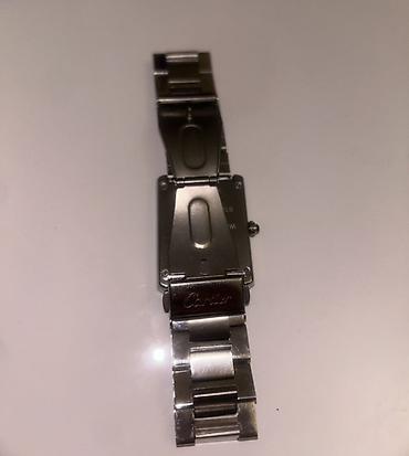 Qol saatları və aksesuarlar: Cartier Tank paslanmayan polad qol saatı ÜNVANA PULSUZ ÇATDIRILMA - — 2