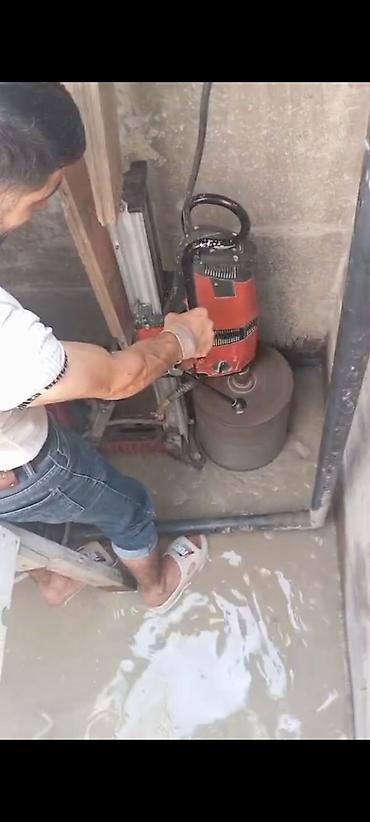Beton işləri: Beton və daş materiallarda dəqiq deşik açma xidməti - Diamant karot — 3