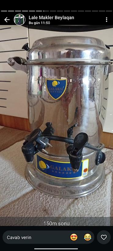 GALAKSİ elektrikli samovar/çaydan - Material: paslanmayan polad gövdə