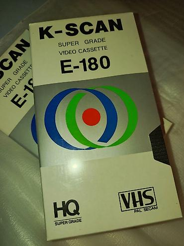 dvd aliram: K-SCAN E-180 VHS videokassetləri 50 ədəd var biri 1 manat çox alana — 2