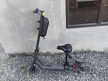 Elektrik nəqliyyatı: Elektrik skuteri – oturacaqlı, asqılı arxa hissə ilə barter var!!!! — 3