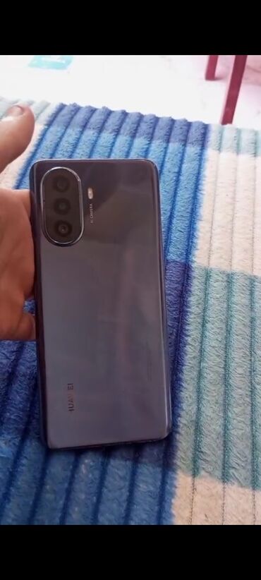 huawei mi fi: Huawei Nova Y70, 128 GB, rəng - Göy, Qırıq, Barmaq izi, İki sim kartlı