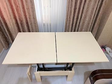 Açılan divan və açılan jurnal masası 🛋️ Divan: 220 × 180 sm 📐 Masa: *