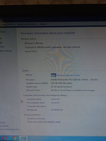 Operativ yaddaş (RAM): HP masaüstü kompüter komplekti Komplekt: - HP Pro sistem bloku (Intel — 2