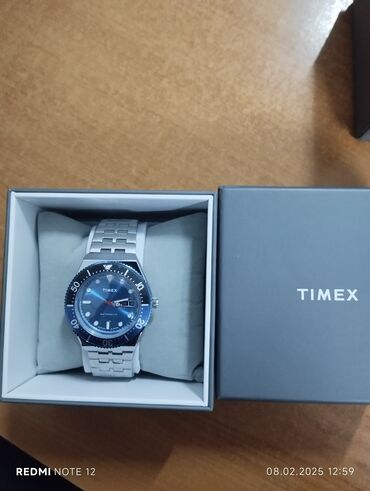 kişi köynekleri: Yeni, Qol saatı, Timex, rəng - Gümüşü