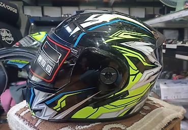 motor kasklar: Motorsiklet dəbilqəsi – tam üzlü çənəsi açılan 95-azn(full-face) model — 3
