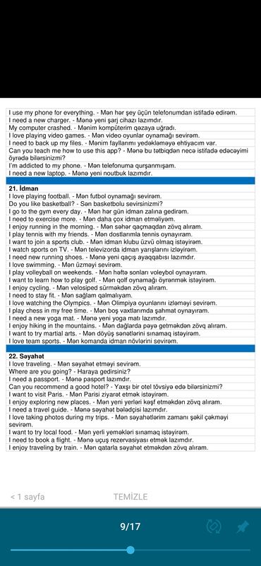 Lüğətlər: Ingilis dilində danışma bacarıqlarınızı inkişaf etdirmək və gündəlik — 8