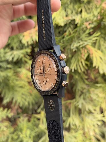 apple wath: Наручные часы OMEGA x Swatch Bioceramic MoonSwatch Mission to the Moon — 4