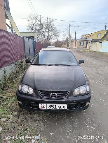 Toyota: Toyota Avensis: 2000 г., 1.8 л, Механика, Бензин, Лифтбек at lalafo.kg — 4 Toyota: Toyota Avensis: 2000 г., 1.8 л, Механика, Бензин, Лифтбек — 4