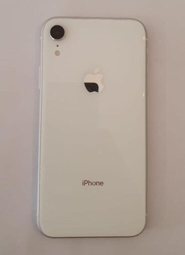 балыкчы айфон: IPhone Xr, Б/у, 256 ГБ, Белый, Зарядное устройство, Защитное стекло, Чехол, 81 %