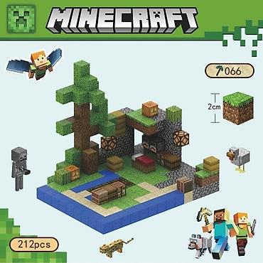 Игрушки: 🧲 Магнитные кубики Minecraft 554 шт + 15 минифигурок- 4300 сом 538 — 3