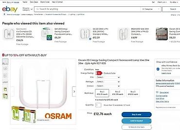 Stilske lampe: Plafonjera sa 2D fluorescentnom cevkom OSRAM - Tip: plafonsko/ zidno — 2