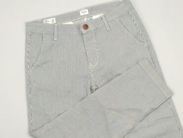 bluzki w pionowe paski: Material trousers, S (EU 36), condition - Good